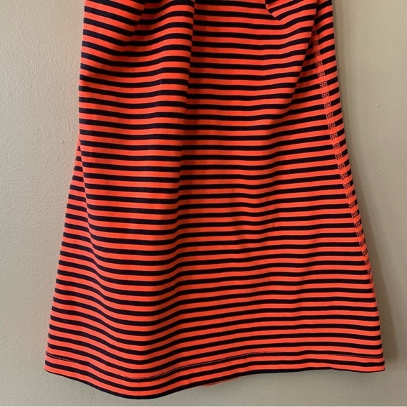Lululemon Neon Orange and Black Striped Racerback Tank Size 4 - Picture 9 of 9